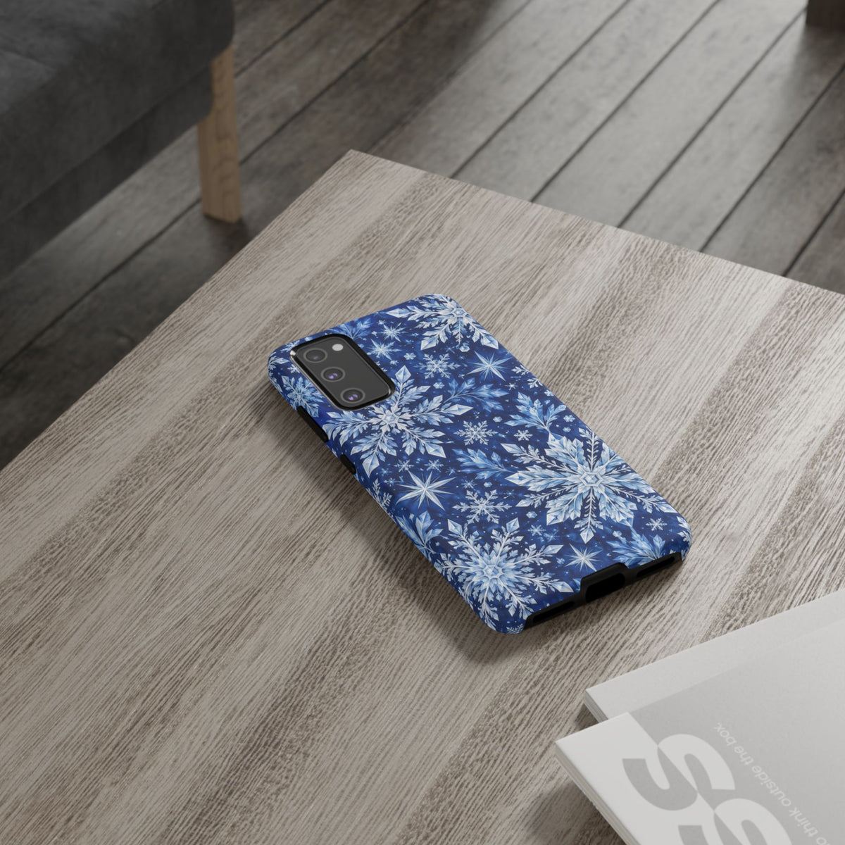 Frosted Midnight Samsung Galaxy Tough Case | snowflake