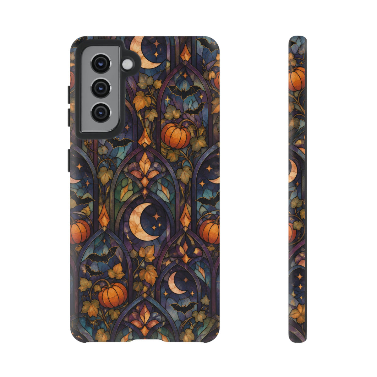 Amber Moon Window Samsung Galaxy Tough Case | celestial halloween