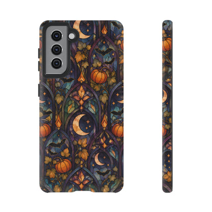 Amber Moon Window Samsung Galaxy Tough Case | celestial halloween