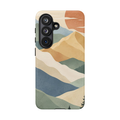 Sage Summit Samsung Galaxy Tough Case | abstract mountains