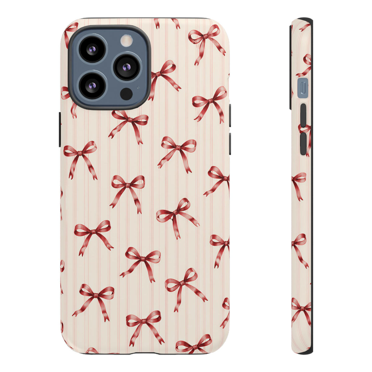 Red Bow iPhone Tough Case | Ribbon Waltz