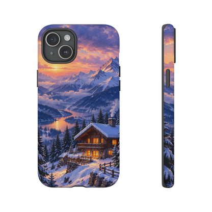 Alpine Hearth iPhone Tough Case | winter cabin
