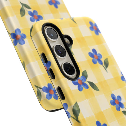 Buttercup Picnic Samsung Galaxy Tough Case | yellow gingham