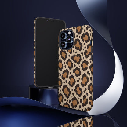 Leopard Print iPhone Tough Case | Cocoa Wildcat