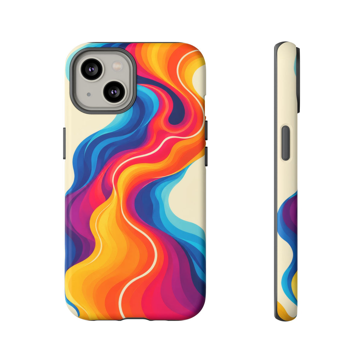 Electric Tide iPhone Tough Case | psychedelic wave
