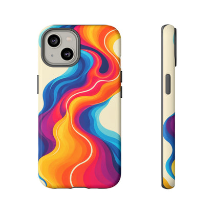 Electric Tide iPhone Tough Case | psychedelic wave