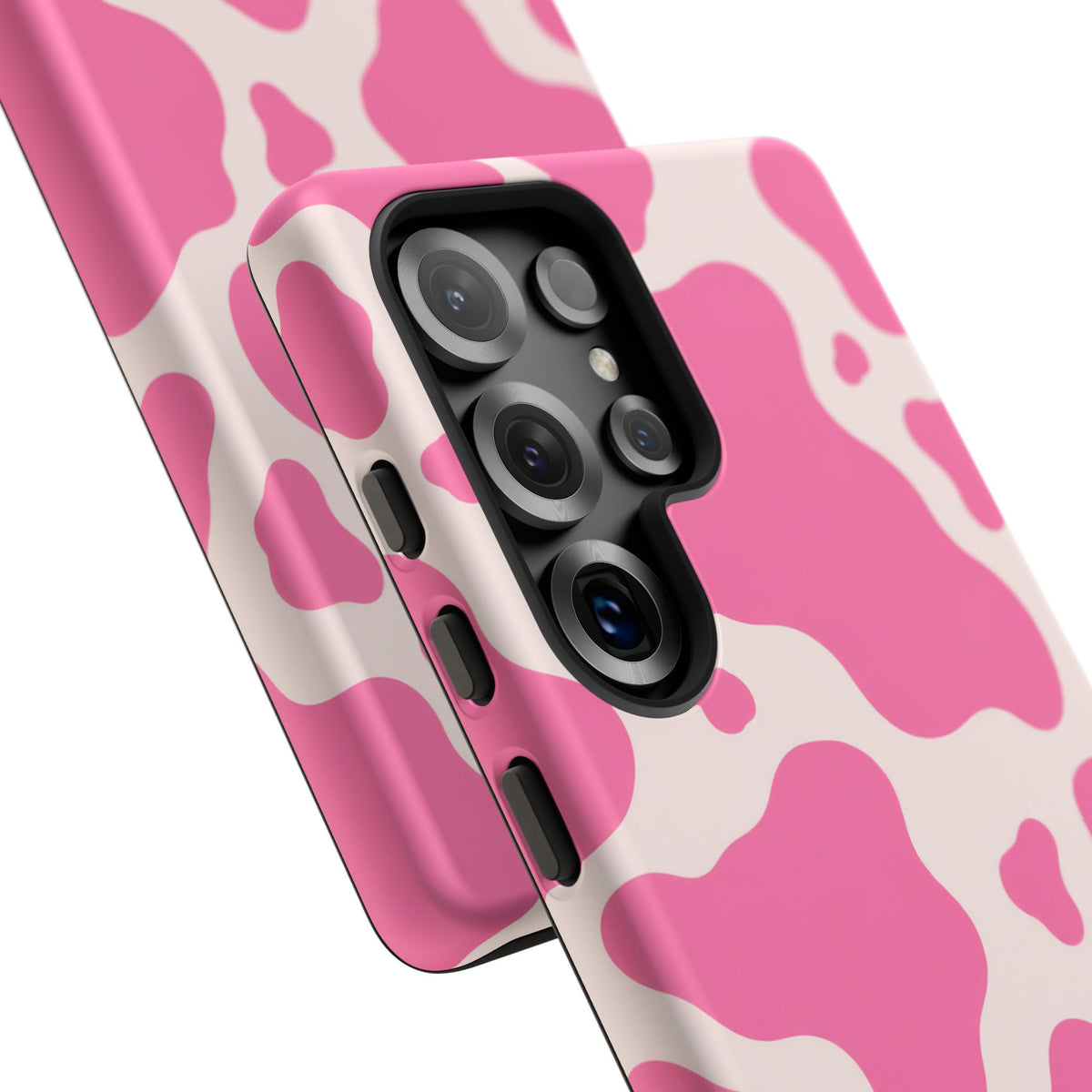 Strawberry Milk Samsung Galaxy Tough Case | Pink Cow Print