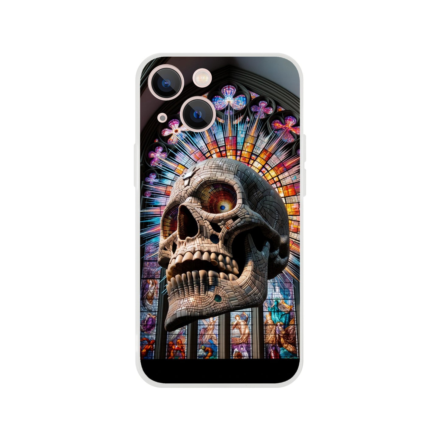Phone Case - Stained Glass Skull