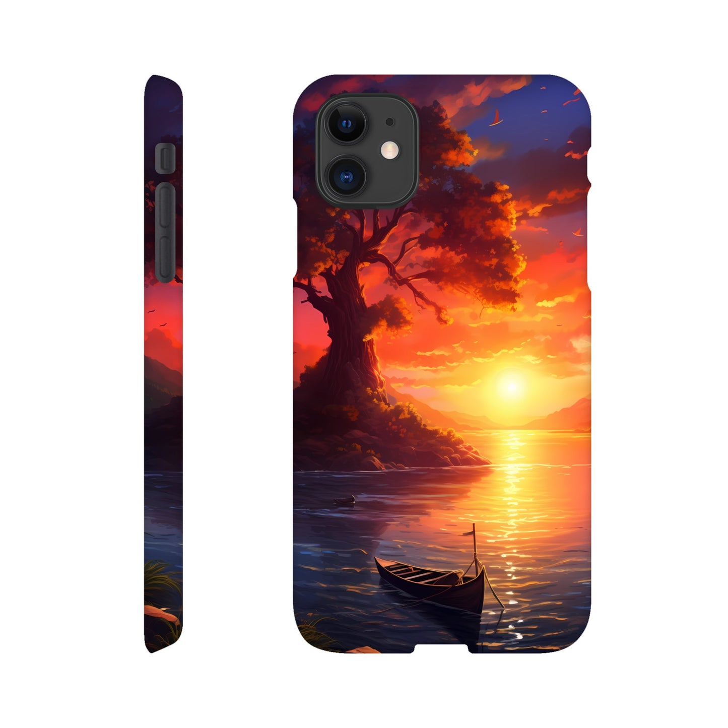 iPhone case - Solitary Sunset Serenade