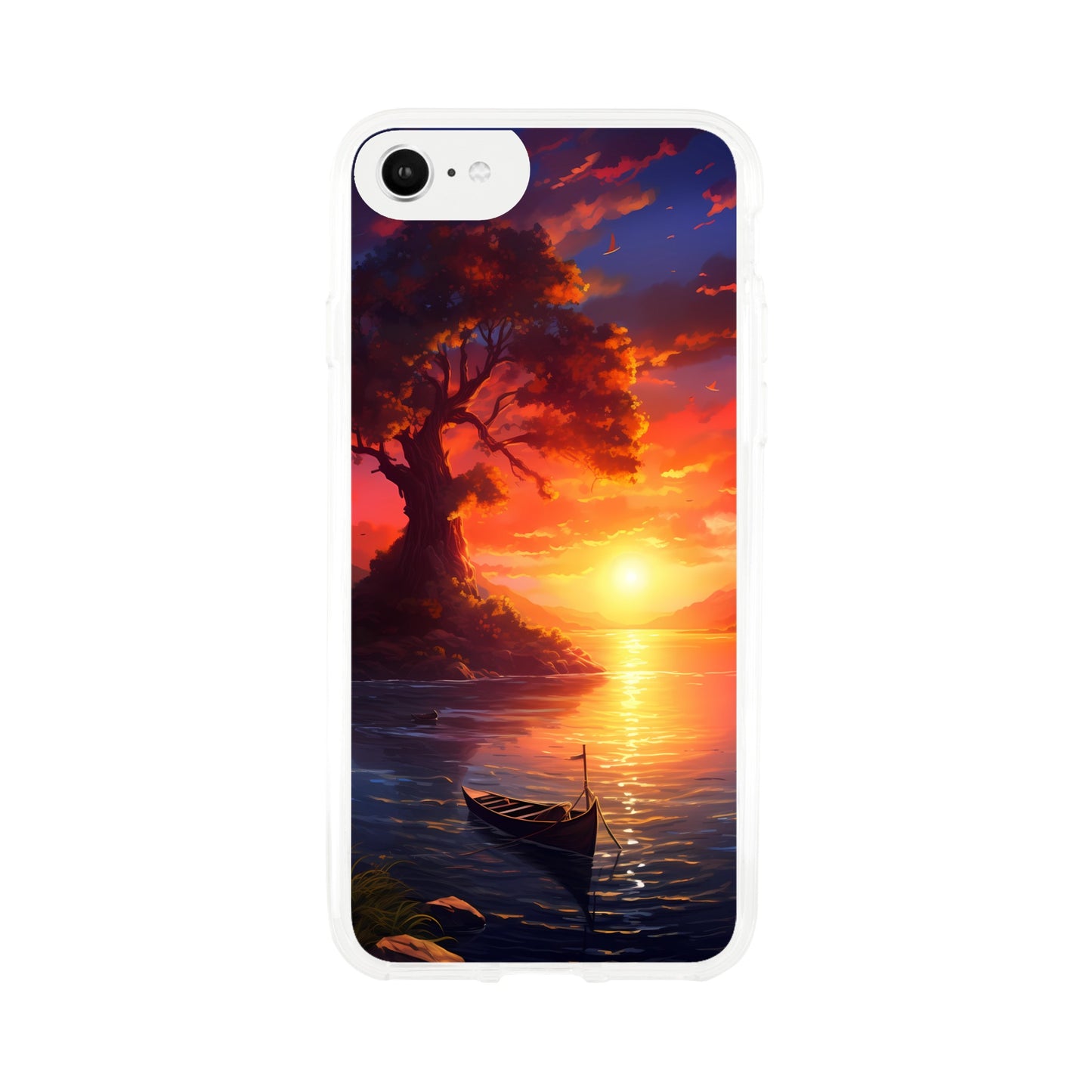 iPhone case - Solitary Sunset Serenade