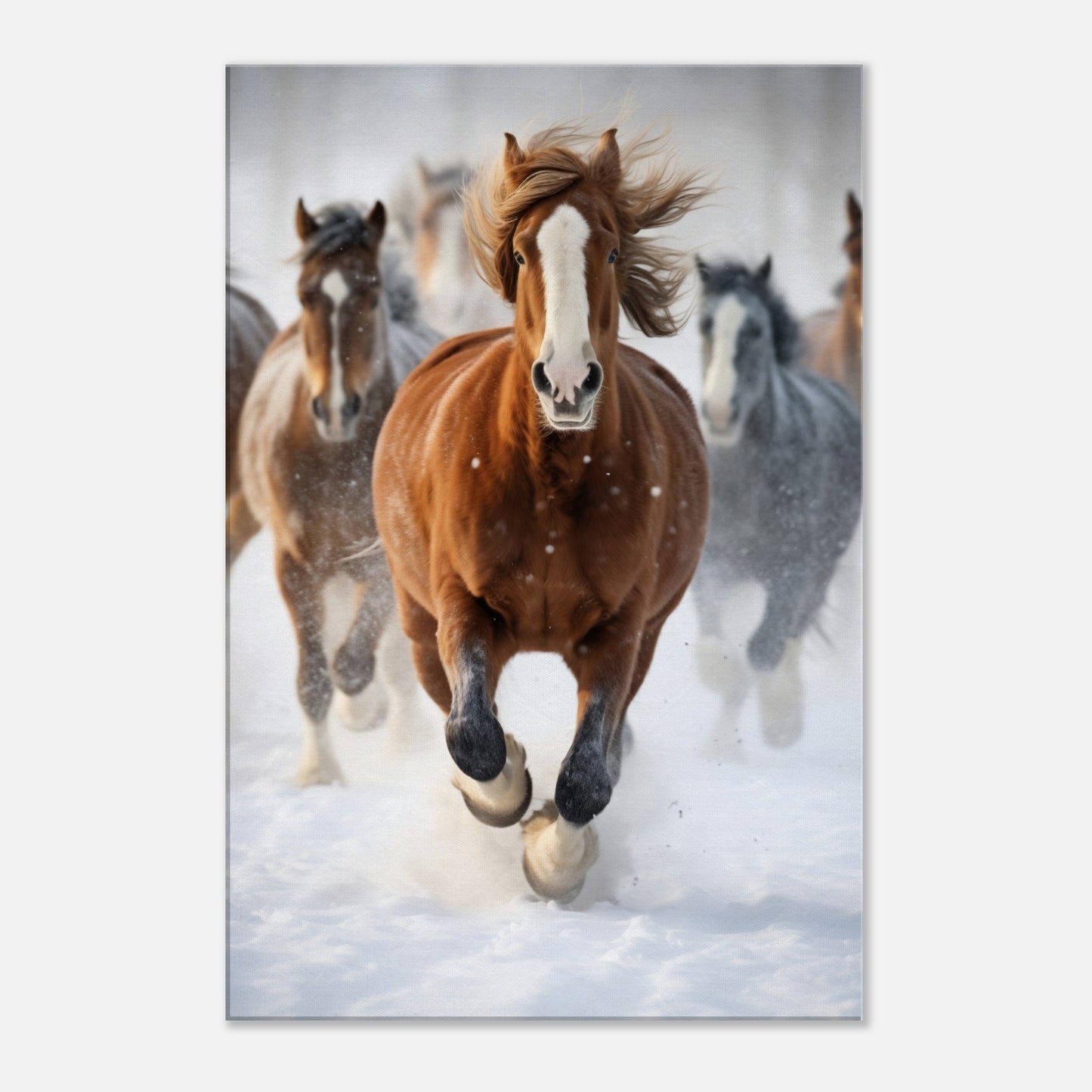Canvas Wall Art - Winter's Wild Majesty