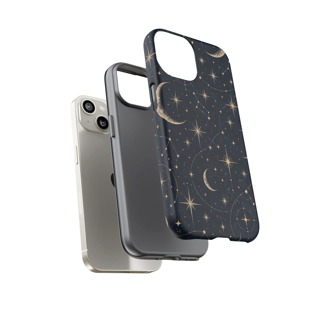 Celestial Moon iPhone Tough Case | Nocturne Atlas