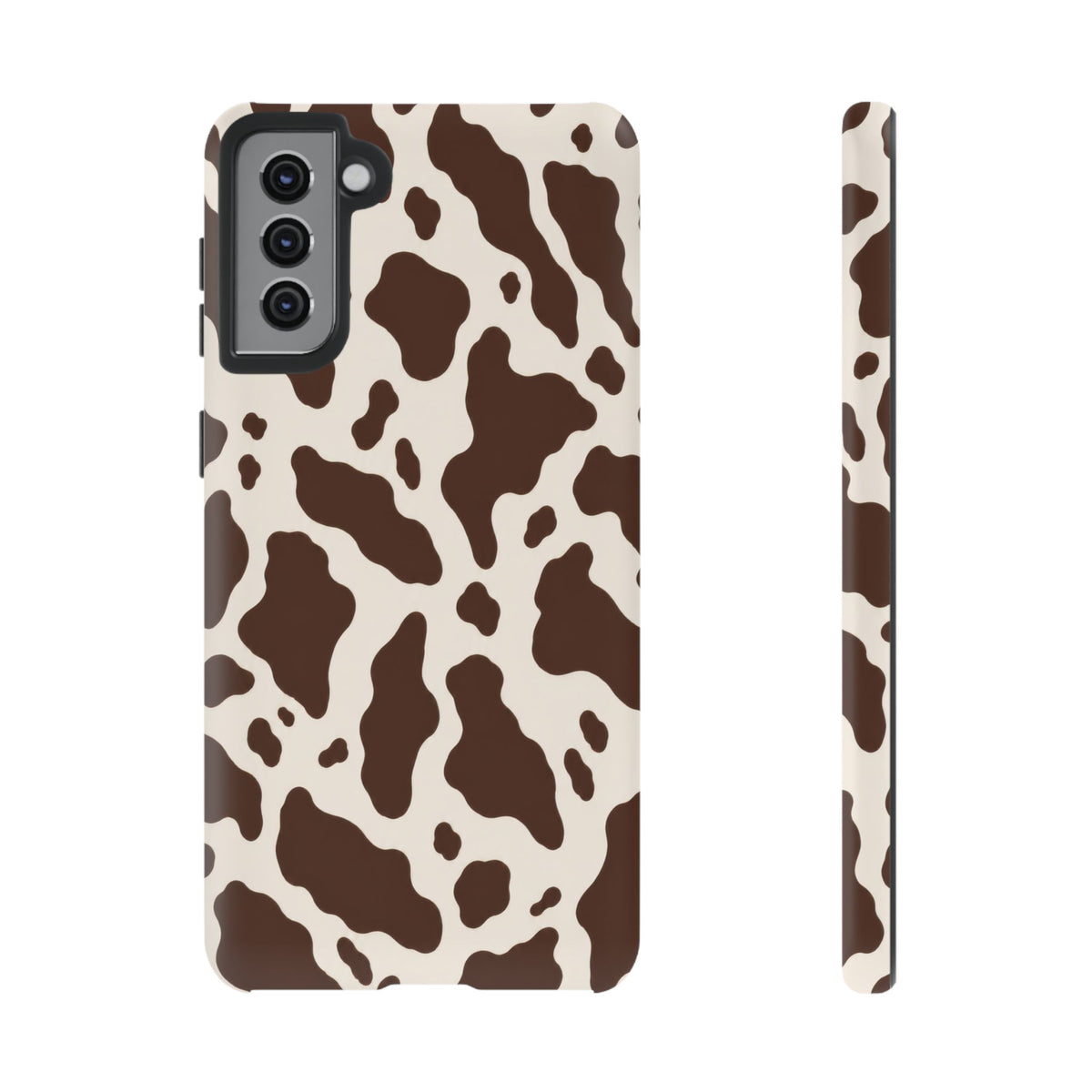 Cocoa Ranch Samsung Galaxy Tough Case | Brown Cow Print