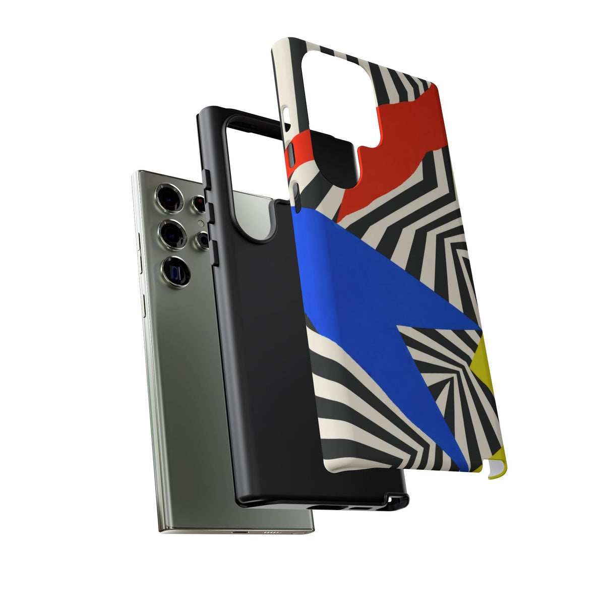 Broken Signal Samsung Galaxy Tough Case | Optical Stripe Art