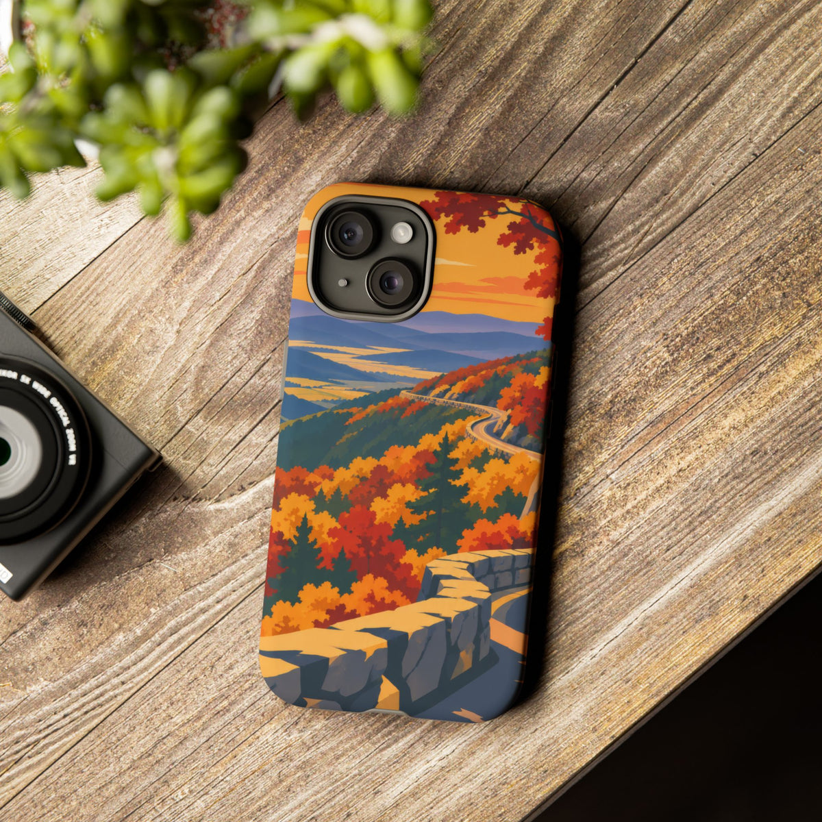 Skyline Drive — Overlook Gold iPhone Tough Case