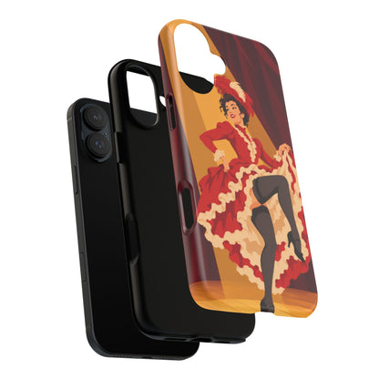 Moulin Rouge Dancer — Crimson Cabaret iPhone Tough Case | cabaret dancer