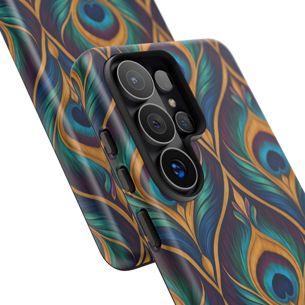 Peacock Nocturne Samsung Galaxy Tough Case | art deco