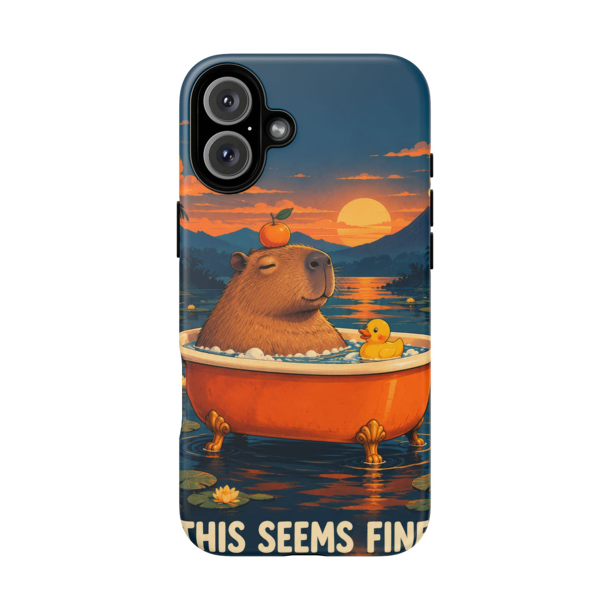 Minor Inconvenience iPhone Tough Case | funny capybara