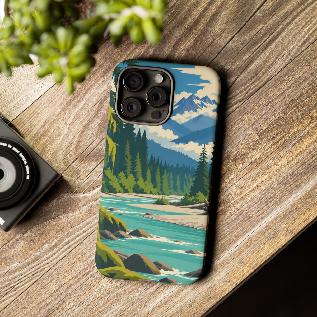 Hoh Rain Forest — Rivergreen iPhone Tough Case