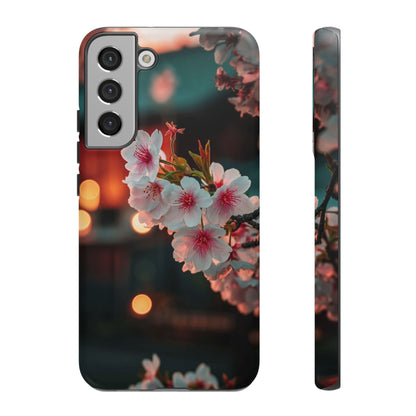 Kyoto Blossom Lanterns Samsung Galaxy Tough Phone Case
