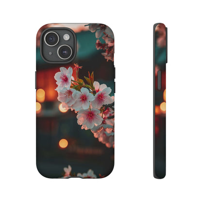 Kyoto Blossom Lanterns iPhone Tough Phone Case