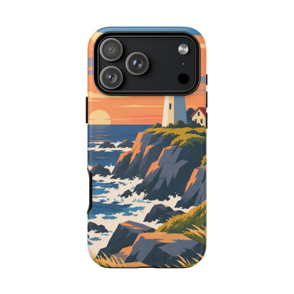 Lighthouse — Atlantic Beacon iPhone Tough Case