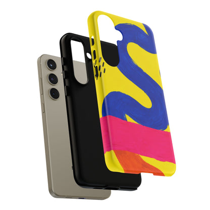 Offbeat Samsung Galaxy Tough Case | Abstract Color Block Art