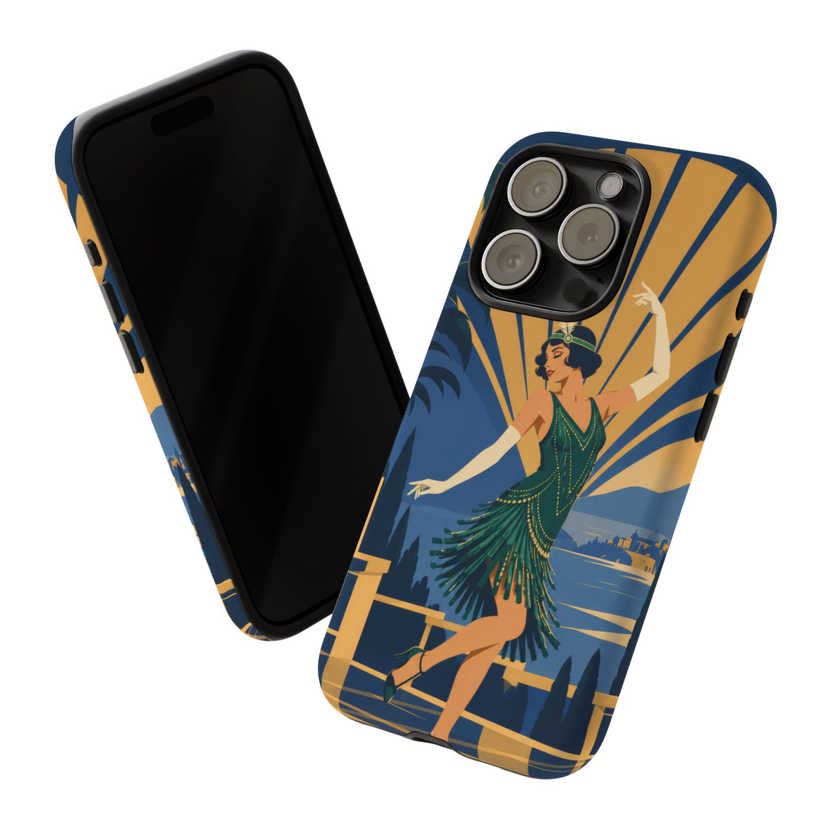 1920s Flapper — Jazz After Dark iPhone Tough Case