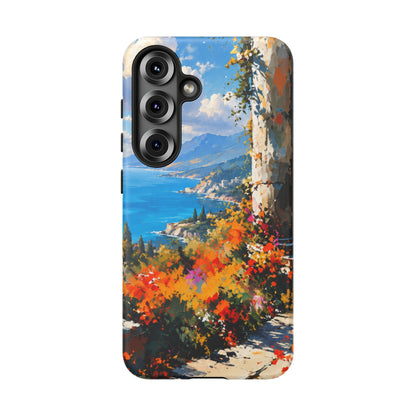 Azure Sanctuary Samsung Galaxy Tough Case | Painterly Coastal Landscape
