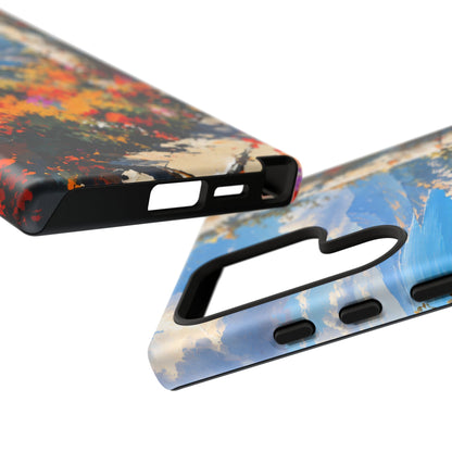 Azure Sanctuary Samsung Galaxy Tough Case | Painterly Coastal Landscape