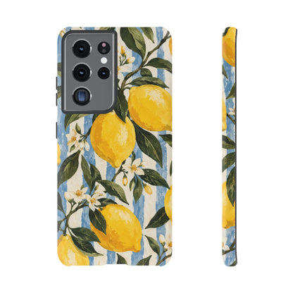 Riviera Lemons Samsung Galaxy Tough Case | lemon print