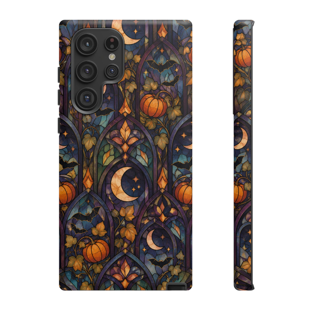 Amber Moon Window Samsung Galaxy Tough Case | celestial halloween