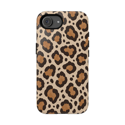 Leopard Print iPhone Tough Case | Cocoa Wildcat
