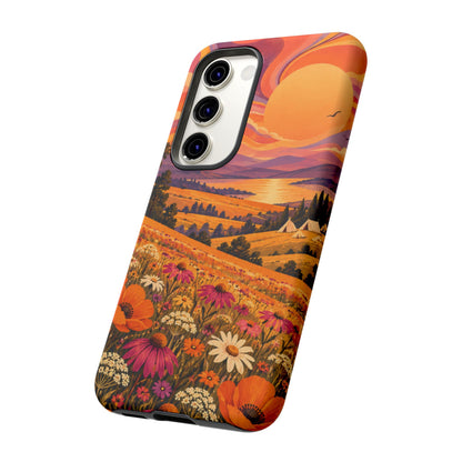 Golden Field Reverie Samsung Galaxy Tough Case | sixties festival