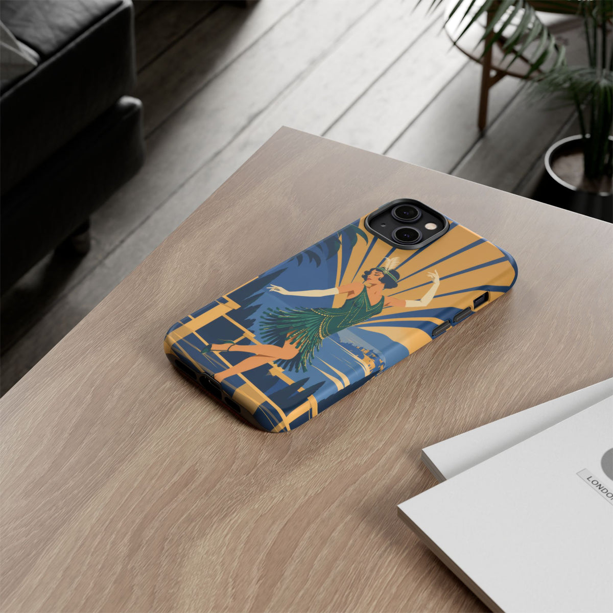 1920s Flapper — Jazz After Dark iPhone Tough Case