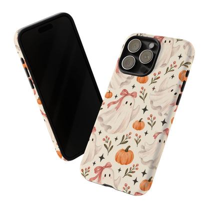 Blush Boo Social iPhone Tough Case | cute ghost