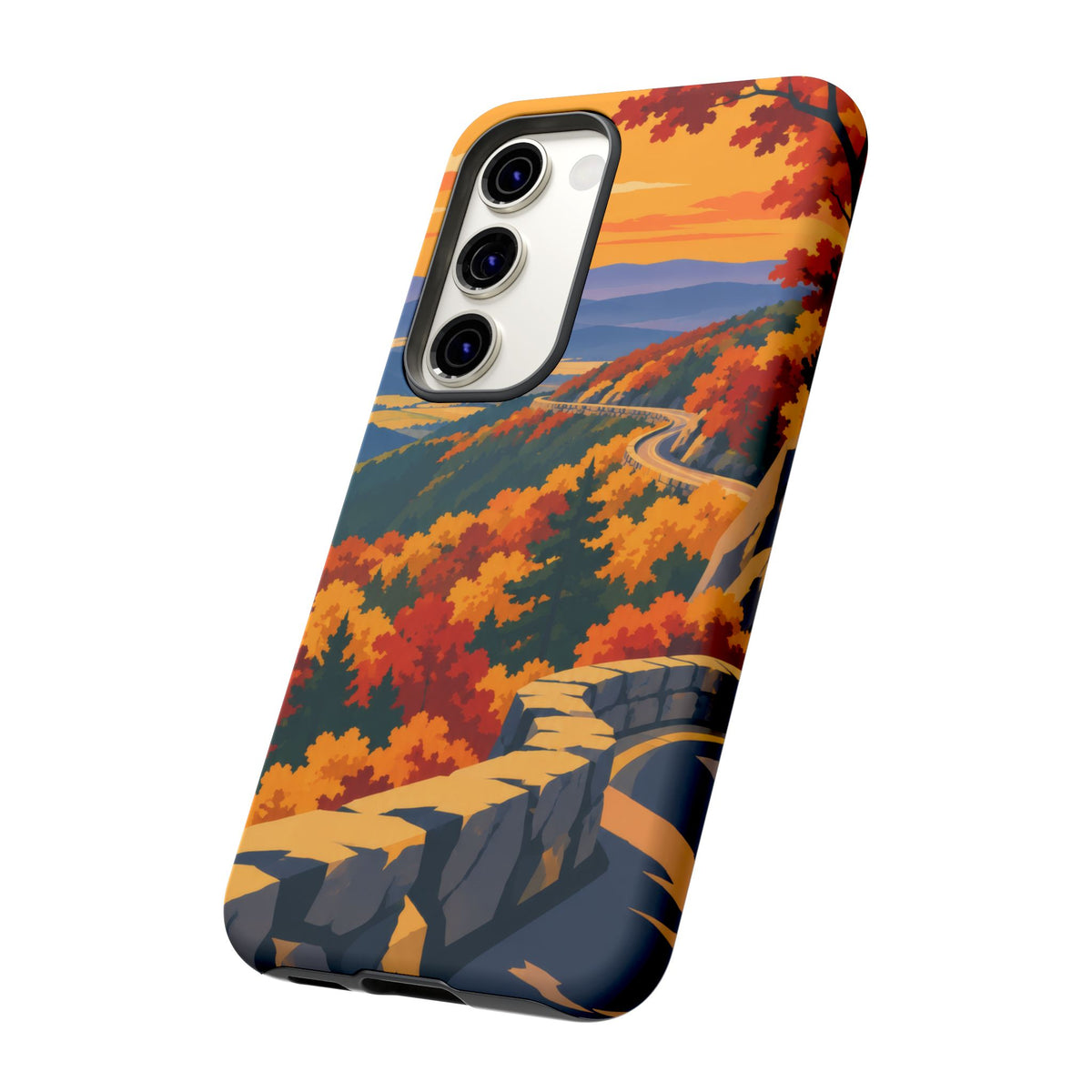 Skyline Drive — Overlook Gold Samsung Galaxy Tough Case