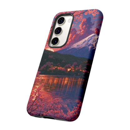 Sakura Lakeside Village Samsung Galaxy Tough Phone Case