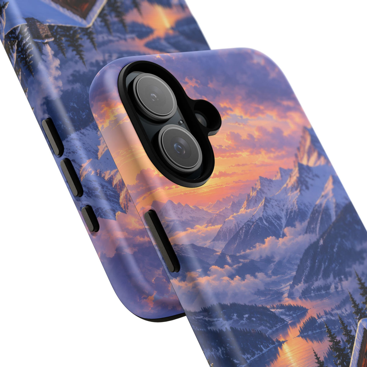 Alpine Hearth iPhone Tough Case | winter cabin