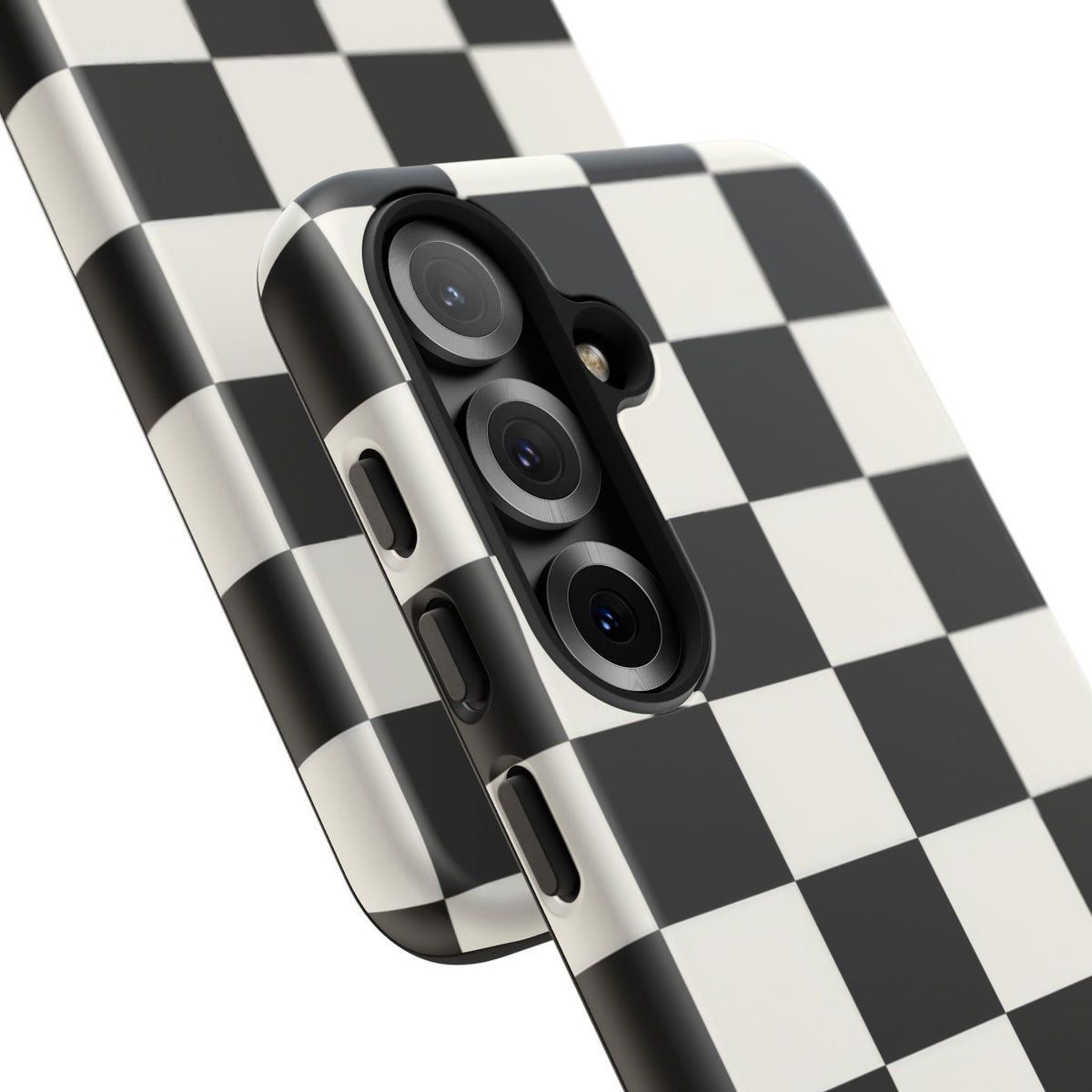Classic Check Samsung Galaxy Tough Case | Black & White Checkerboard