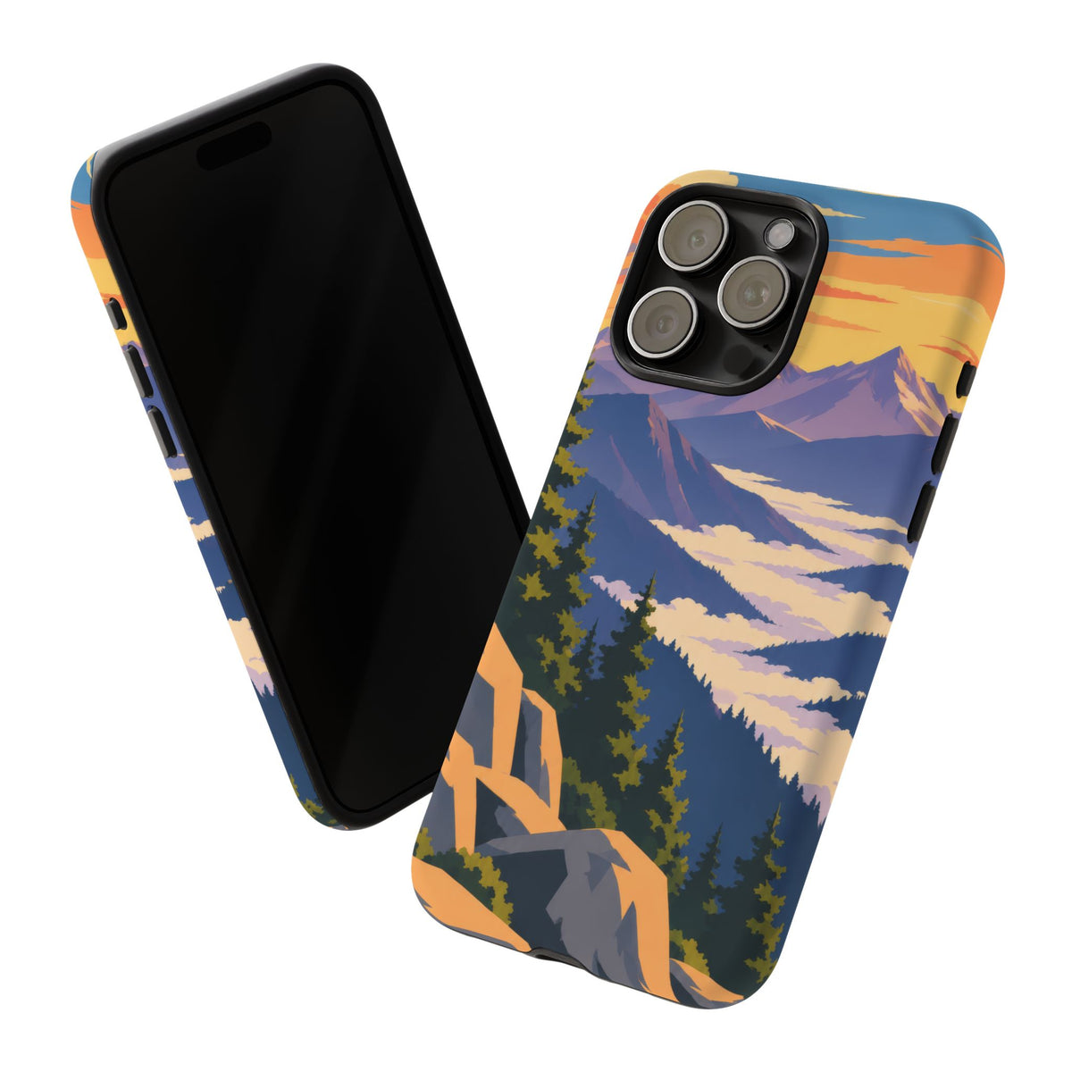 Misty Mountains — Amethyst Pass iPhone Tough Case