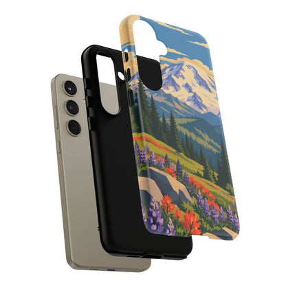 Mount Rainier — Meadow Radiance Samsung Galaxy Tough Case