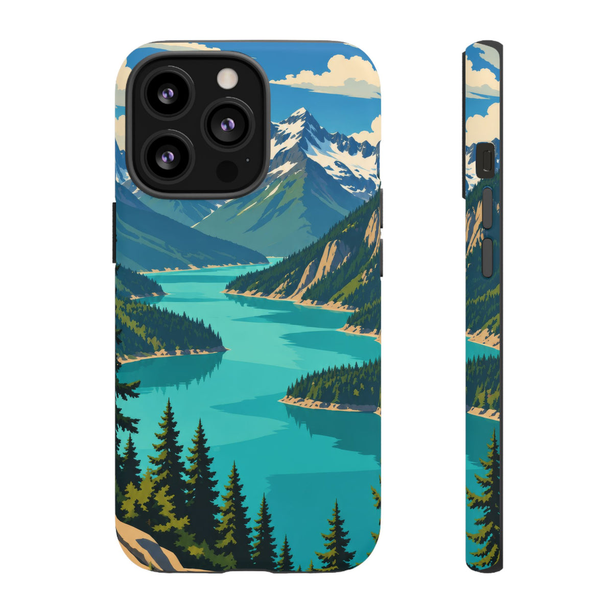 Cascades — Diablo Blue iPhone Tough Case