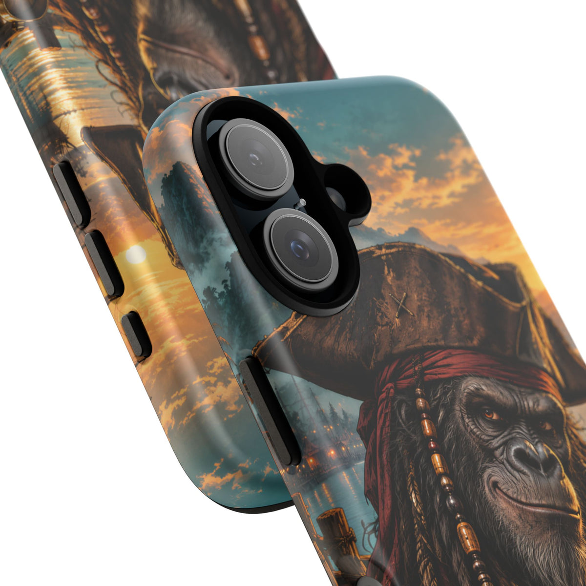 Pirate Gorilla iPhone Tough Case | Captain Silverback