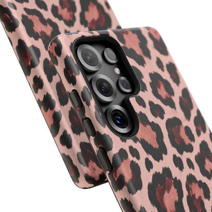 Wild Burgundy Samsung Galaxy Tough Case | leopard print