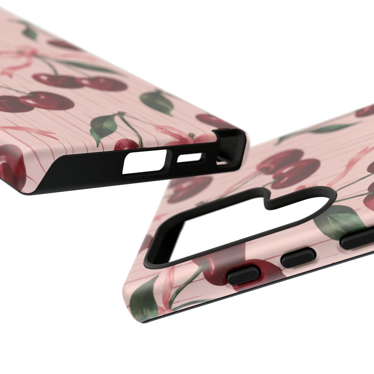 Cherry Ribbon Samsung Galaxy Tough Case | cherry print