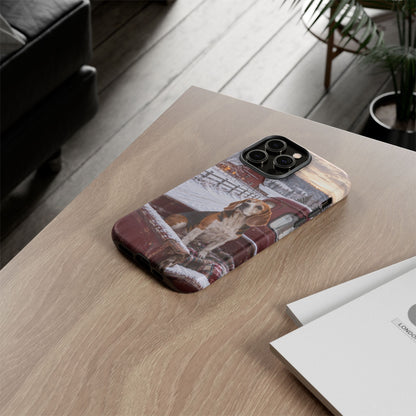 Winter Farm Watch iPhone Tough Case | beagle