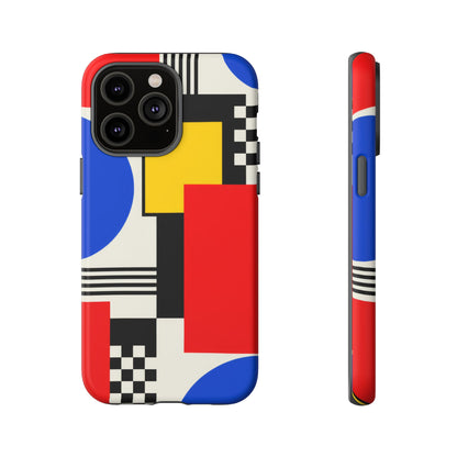 Primary Frequency iPhone Tough Case | Primary Color Geometry