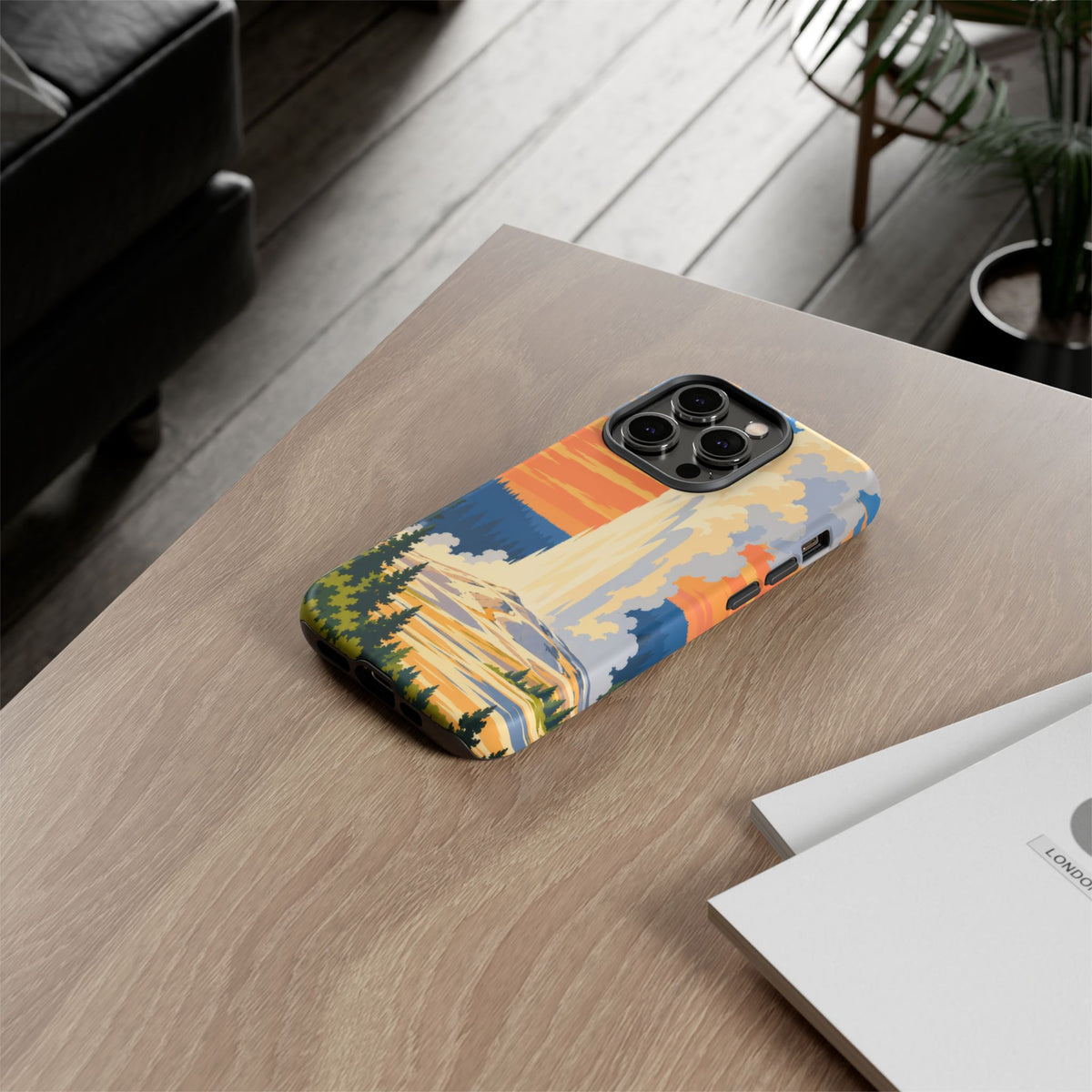 Yellowstone — Geyser Dawn iPhone Tough Case