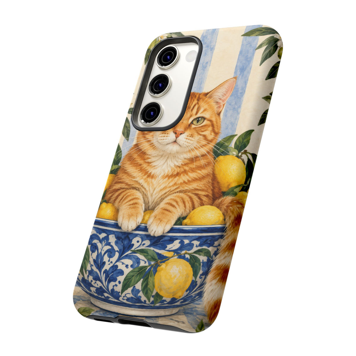 Citrus Inspector Samsung Galaxy Tough Case | ginger cat